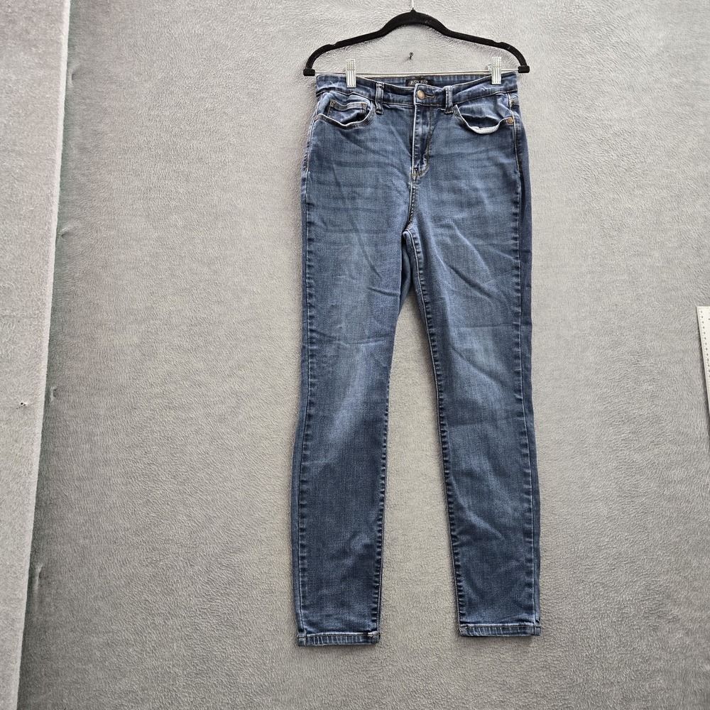 JUDY BLUE Women Jeans 11/30 Blue Denim Relaxed Fit JB82325DK 28" Inseam